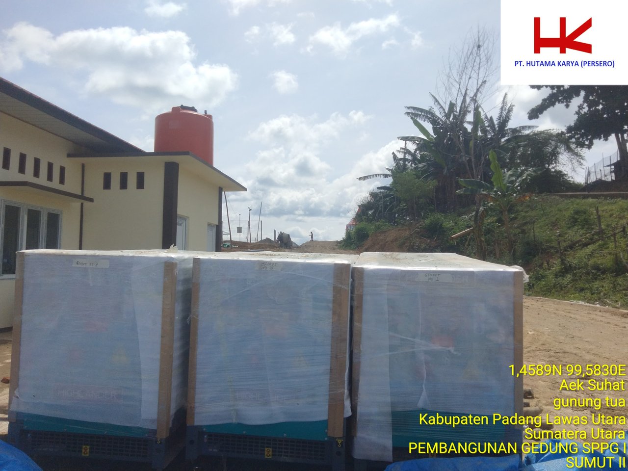 Instalasi dual genset 25 dan 40 kVA Highlander di Dapur MBG Sumatera Utara, Gunung Tua