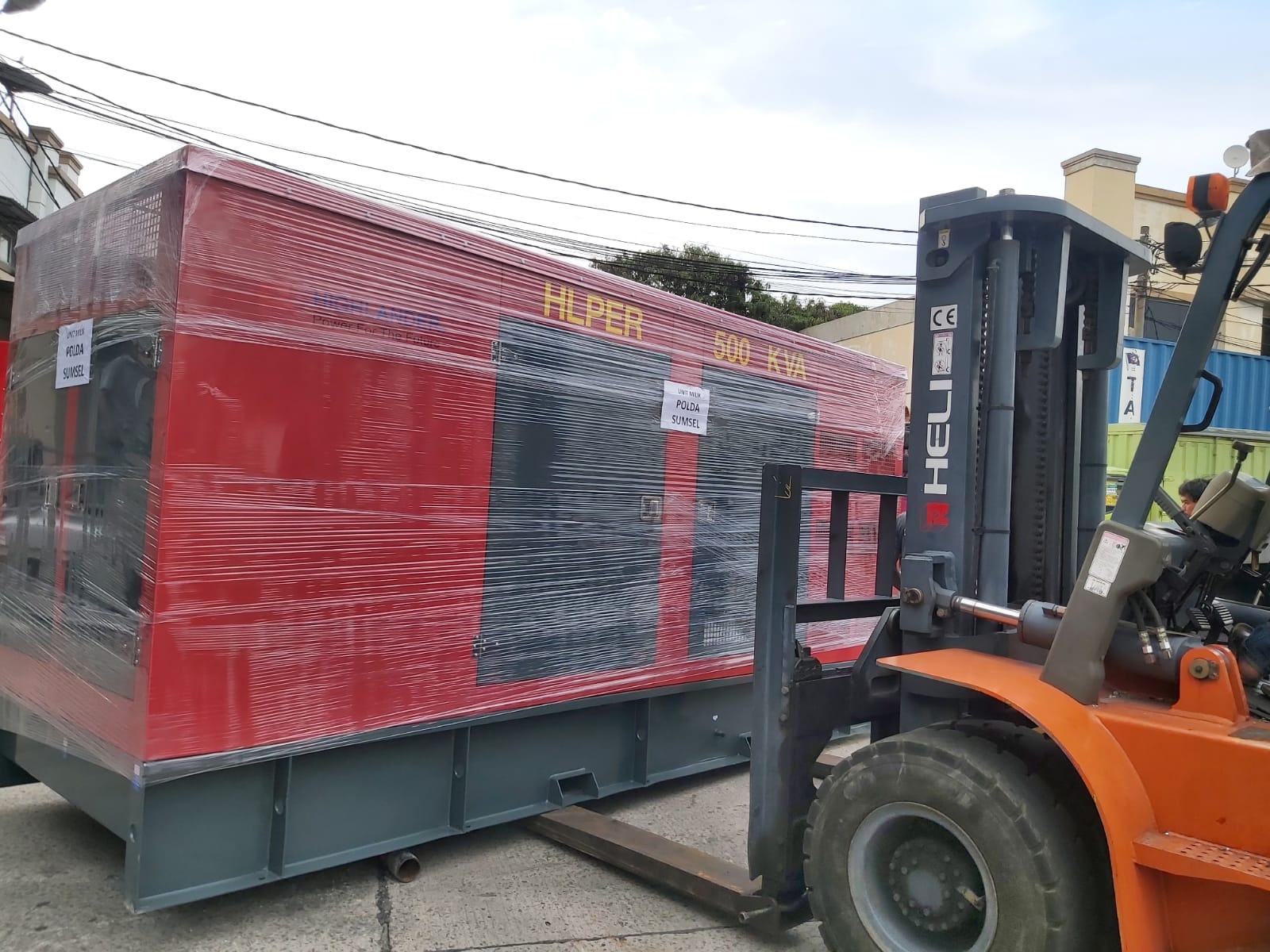 Proyek genset Polda Sumsel