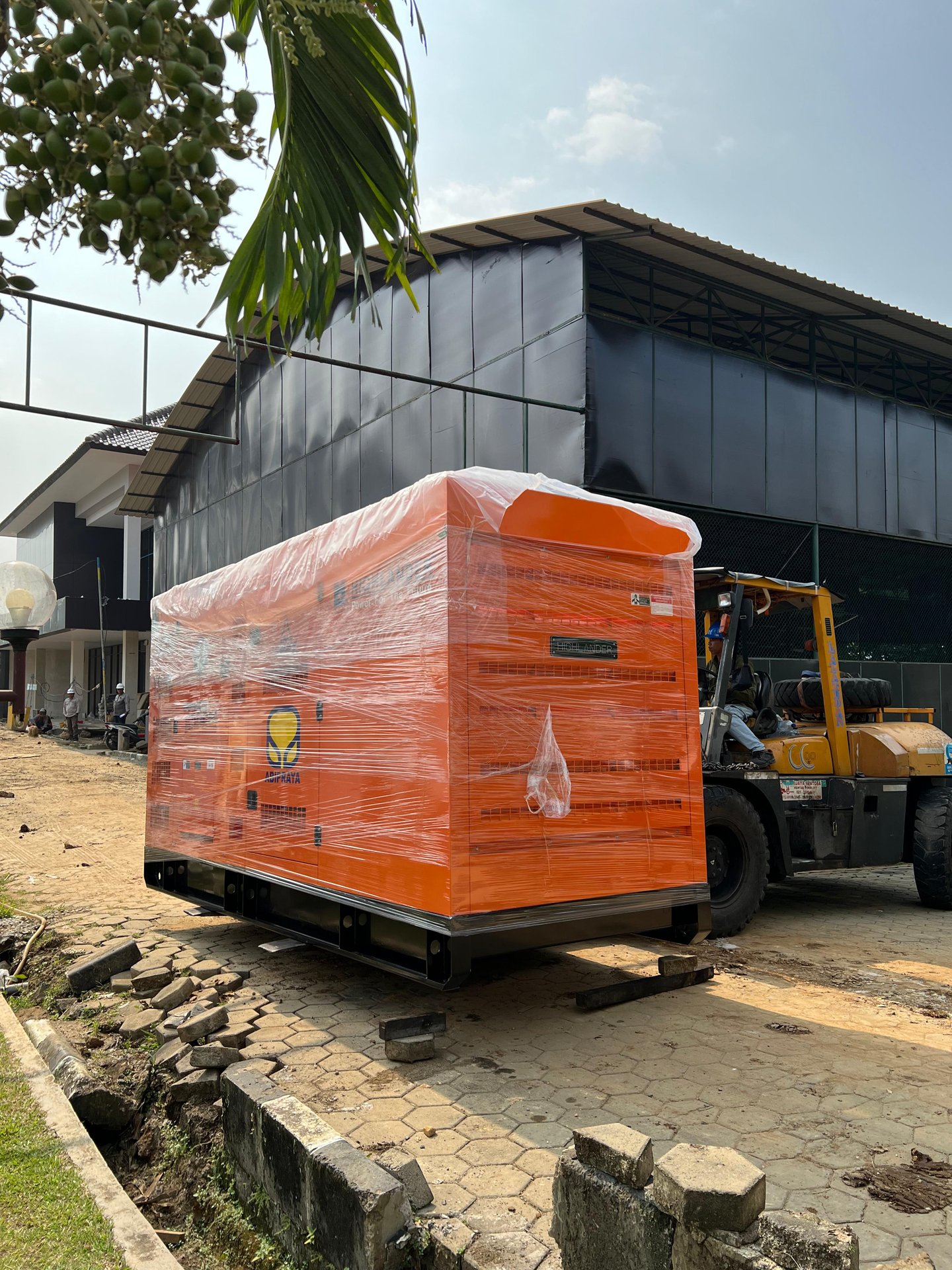 Proyek genset PT BRANTAS ABIPRAYA