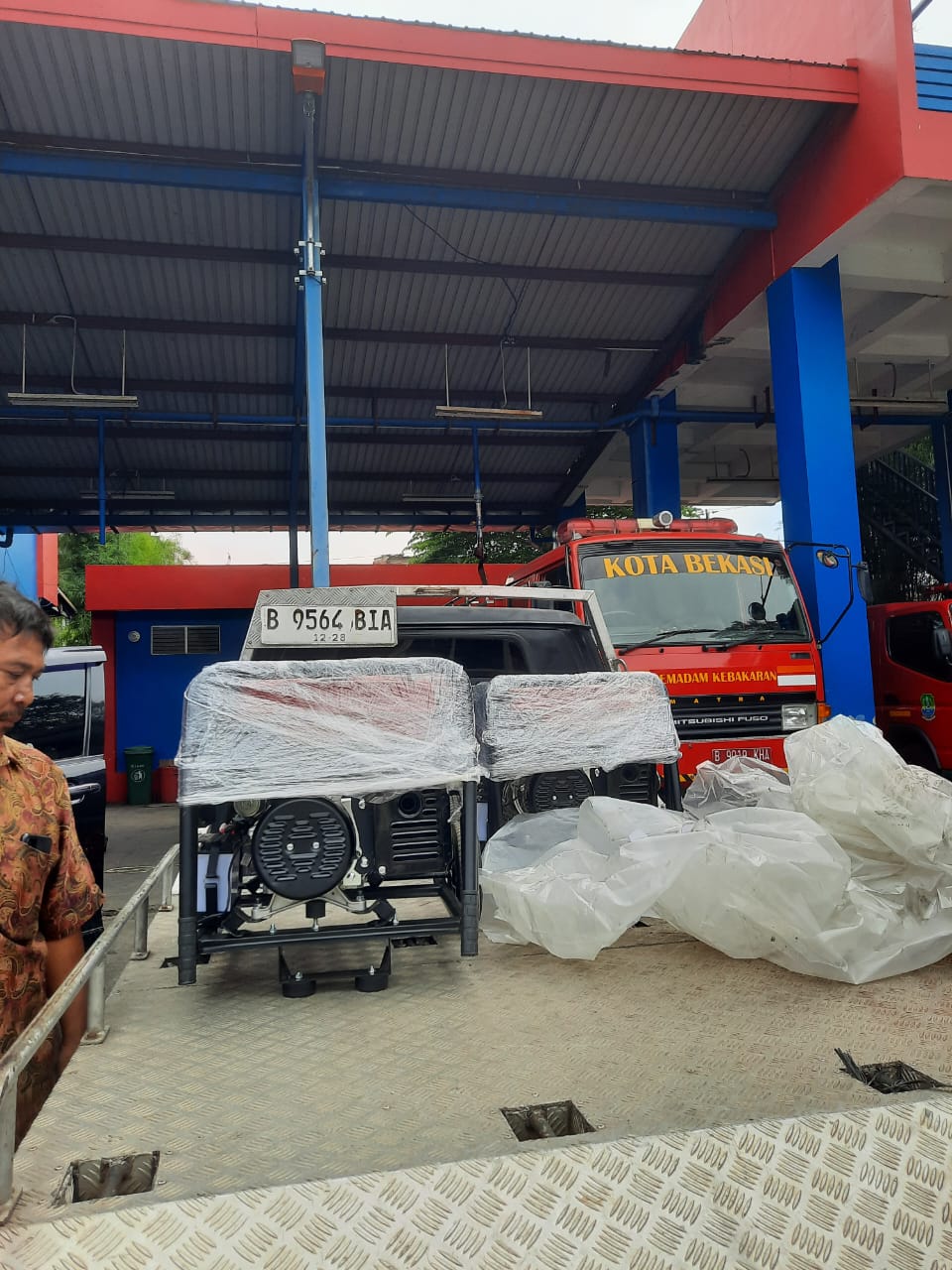 Proyek genset Pemadam Kebakaran Bekasi