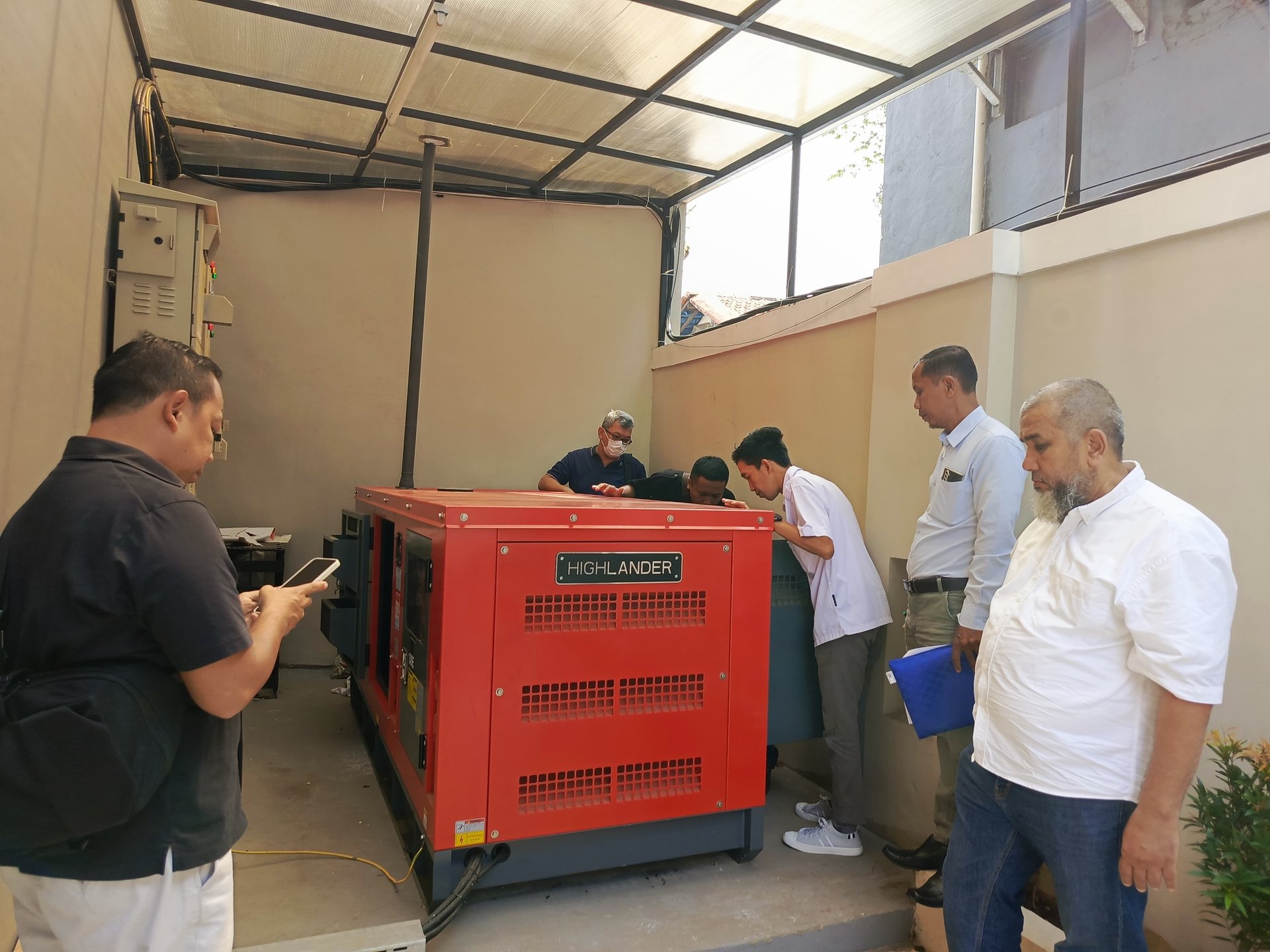 Proyek genset Gedung Perkantoran Cikini