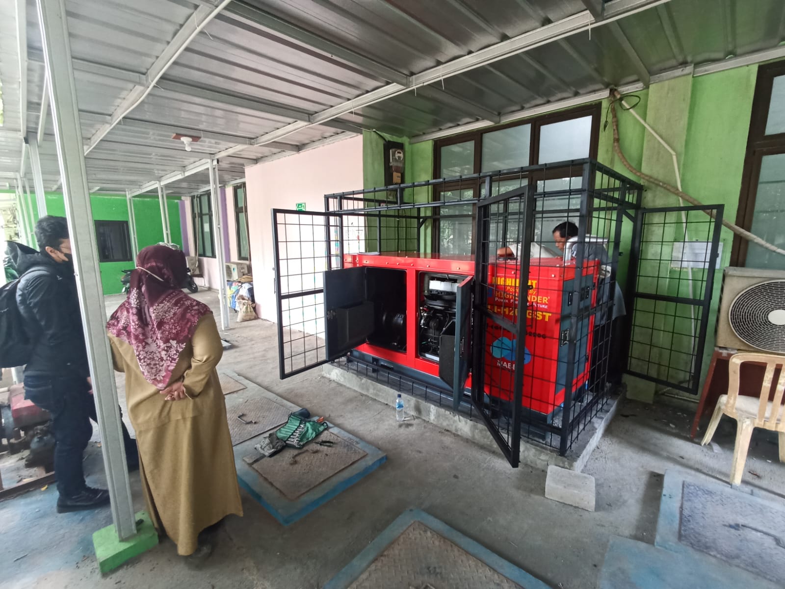 Proyek genset Dinas Kesehatan Bekasi