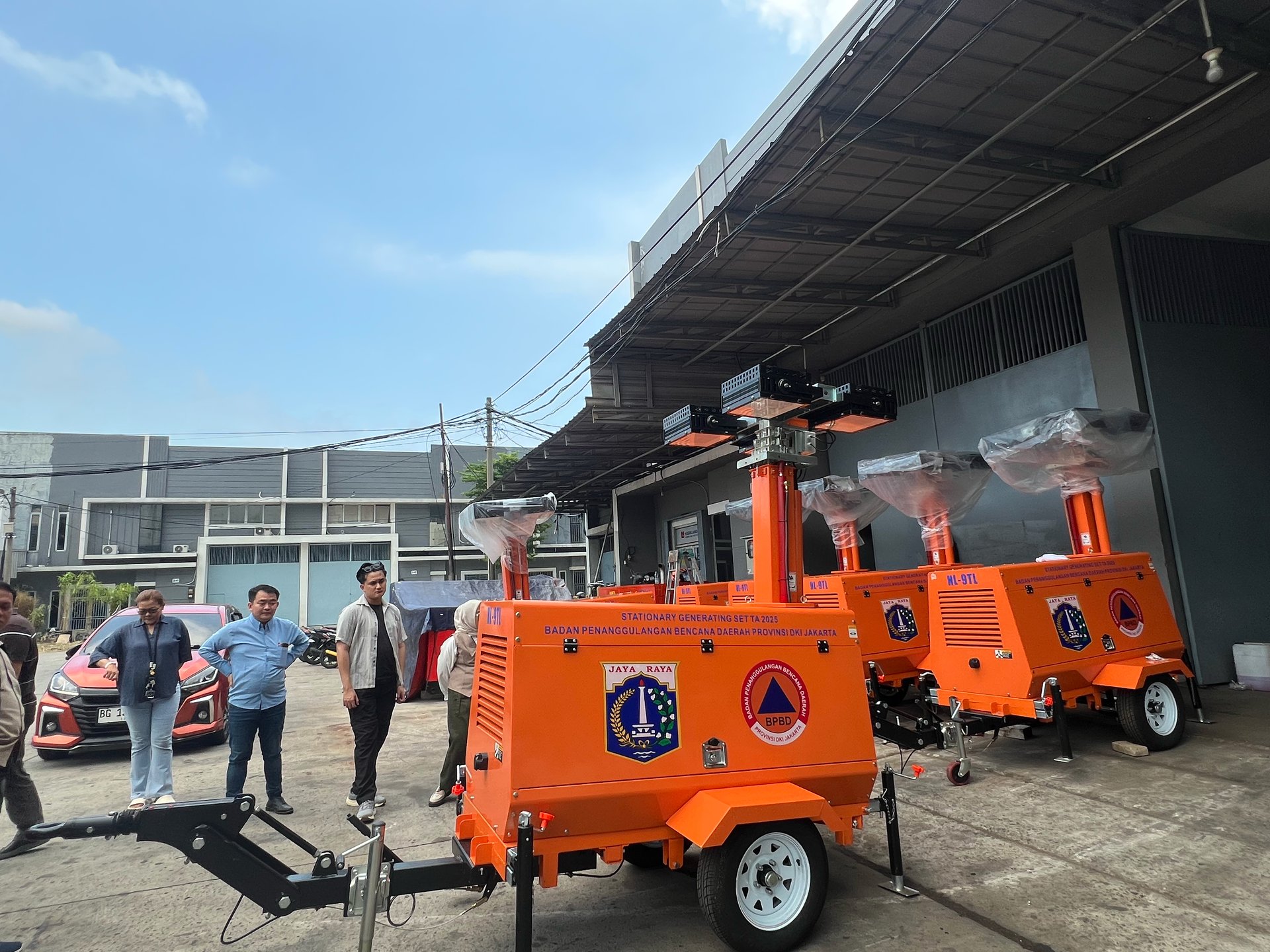Proyek genset BNPB Jakarta