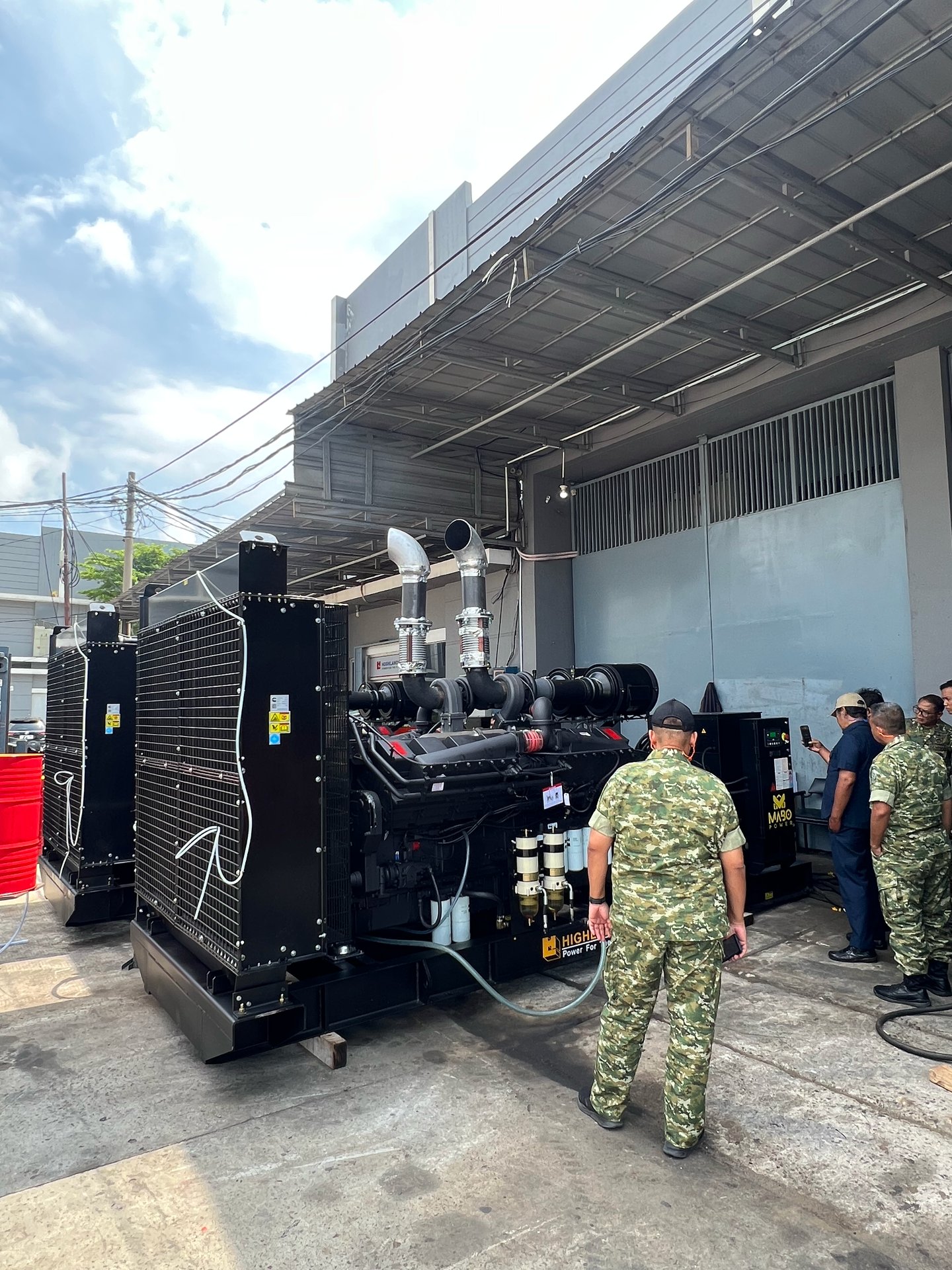 Proyek genset Kemenhan Jakarta