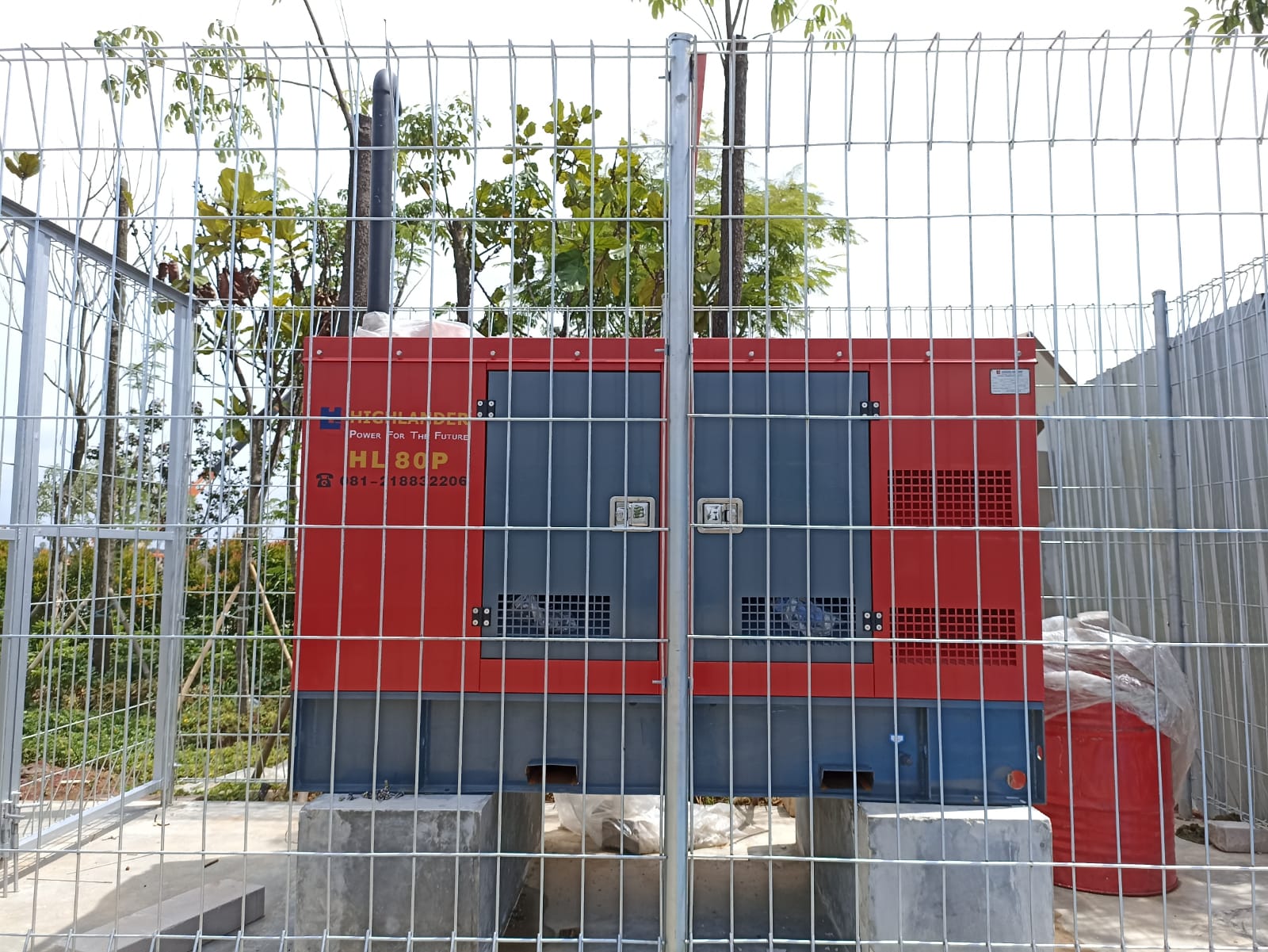 Proyek genset Kota Podomoro Tenjo